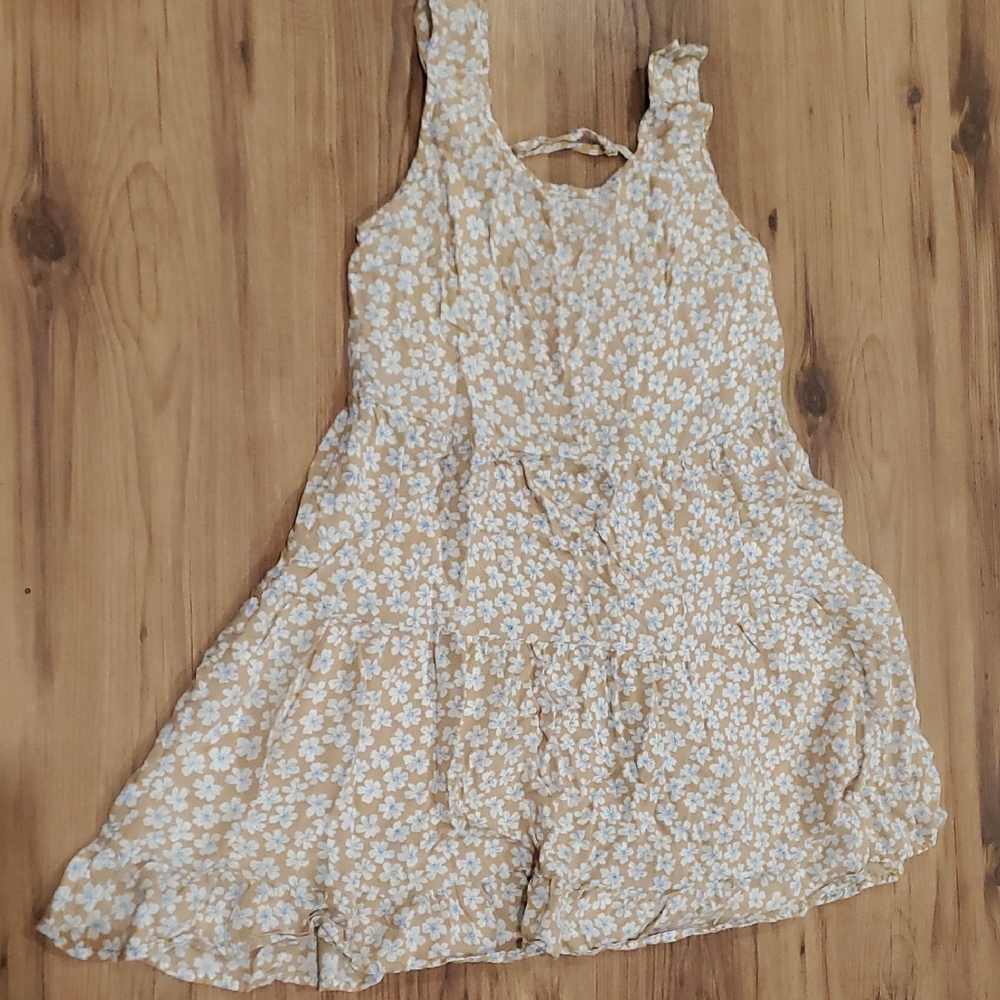 Beige Floral Top